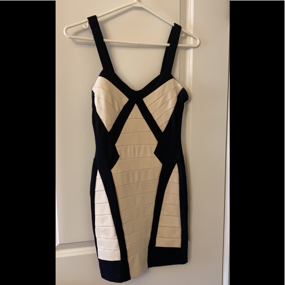 Bardot bandage dress.  Size 6